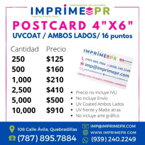 PostCard 4"x6"